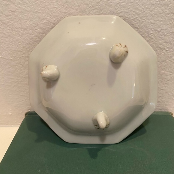 Antique Hand Painted Porcelain Nippon Footed Candy Dish - Picture 6 of 9